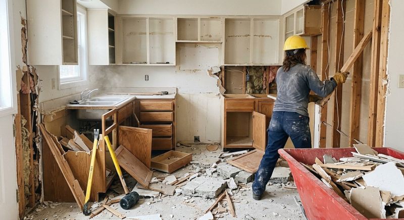 Kitchen Cabinet Demolition in Sacramento, CA